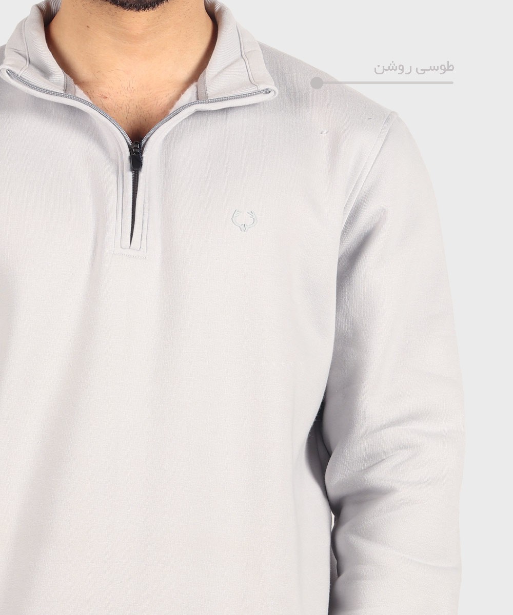               آبی روشن سورمه ای مشکی لجنی کرم روشن طوسی روشن پاییزه پلیور 0653  - تصویر 10