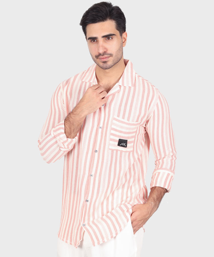                                                                                                                                                                 صورتی مات آبی سبز مشکی پیراهن یقه انگلیسی 0771  - تصویر 5