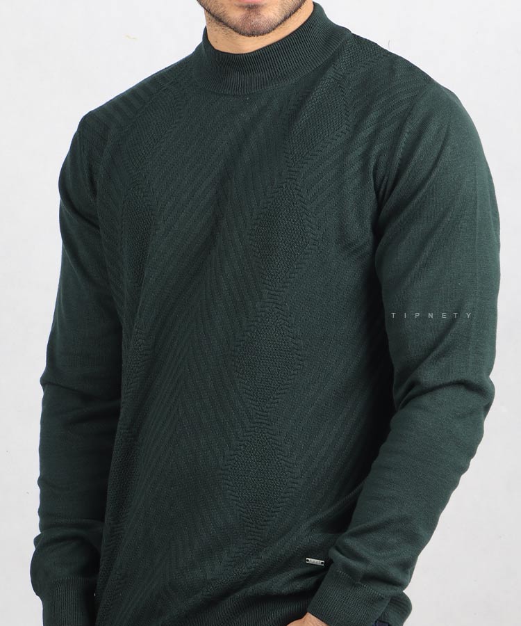                                                                                                                                             ملانژ   ملانژ سورمه ای مشکی یشمی پاییزه یقه اسکی 1434  - تصویر 5