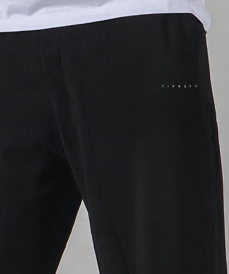                                                             مشکی نوک مدادی شلوار پارچه ای لینن 1794  - تصویر 4