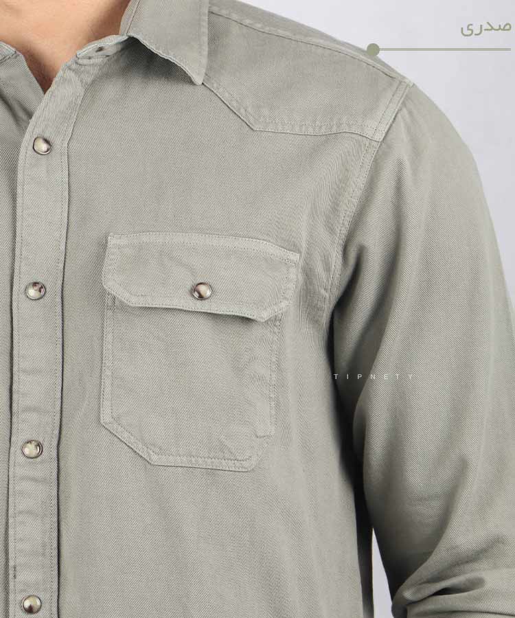                                                                                                                                                                                                                                                                                                 سورمه ای صدری مشکی زیتونی کرم قهوه ای طوسی پاییزه پیراهن 5243  - تصویر 7