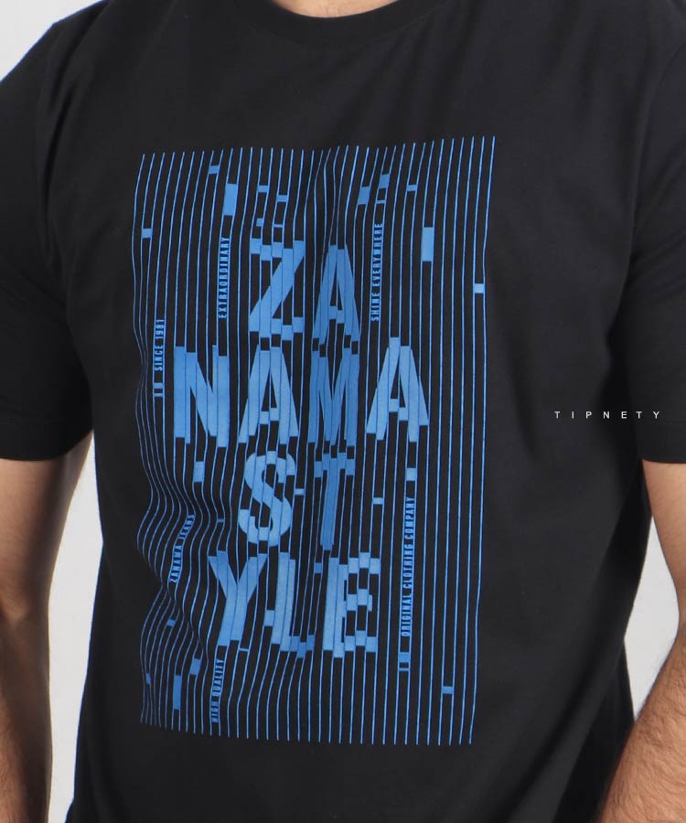                                                                                           سفید زیتونی کاربنی مشکی تیشرت چاپی 1114  - تصویر 3