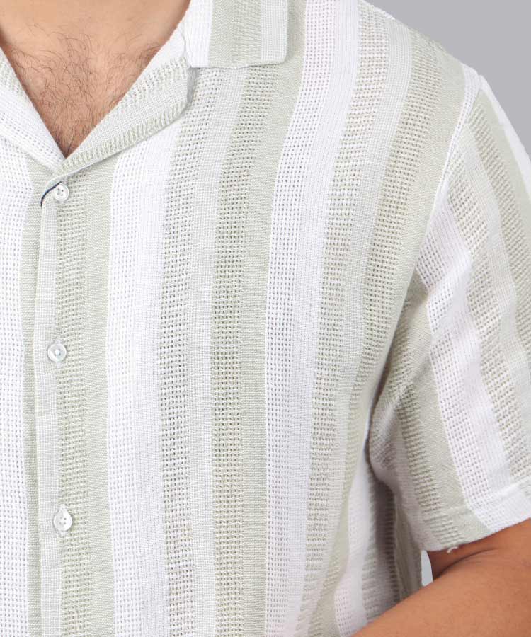 پیراهن یقه انگلیسی مردانه کنفی 1241