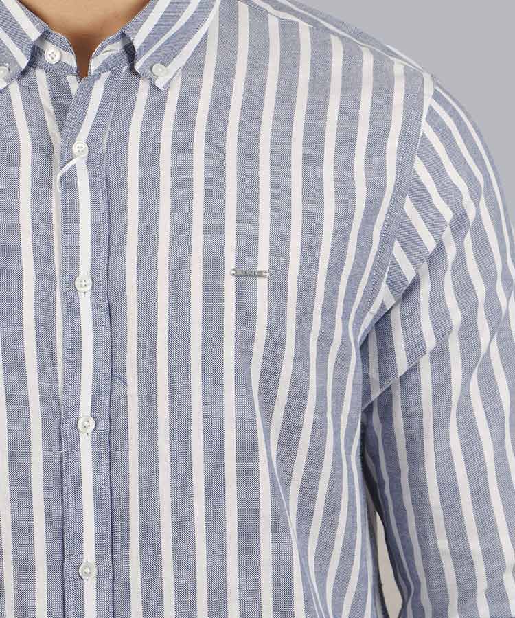                         آبی تیره پیراهن آستین بلند فیت 5251  - تصویر 3