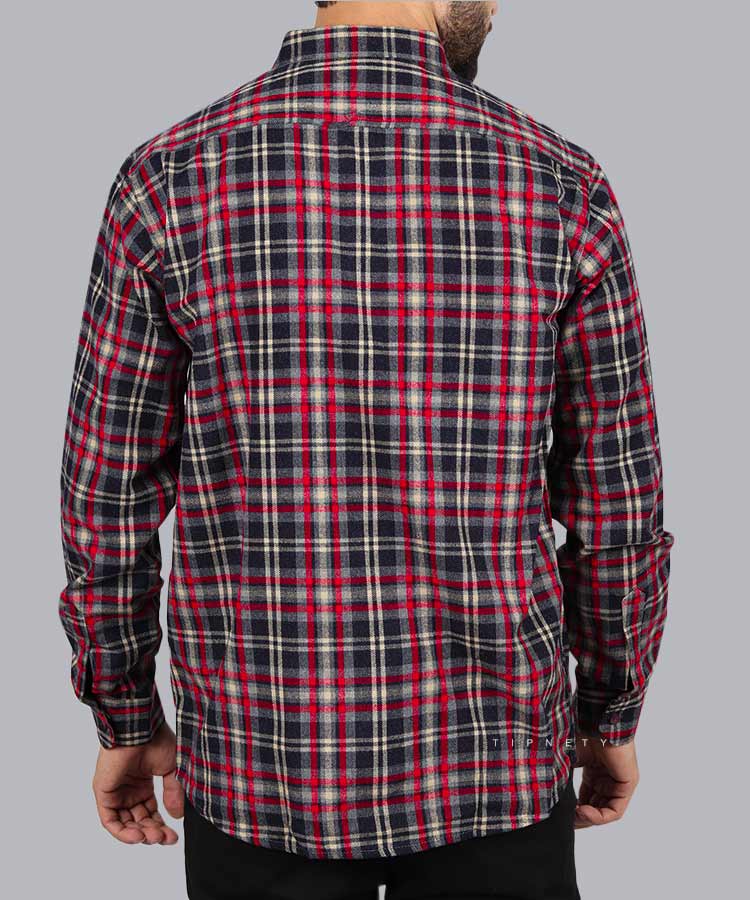                     سورمه ای پاییزه پیراهن 0410  - تصویر 4