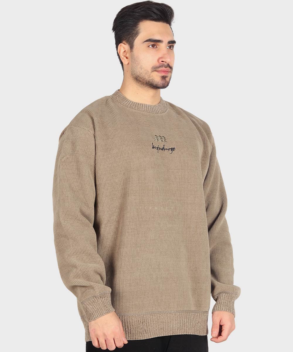 مشکی عسلی شیری خاکی پاییزه پلیور 7191  - تصویر 10