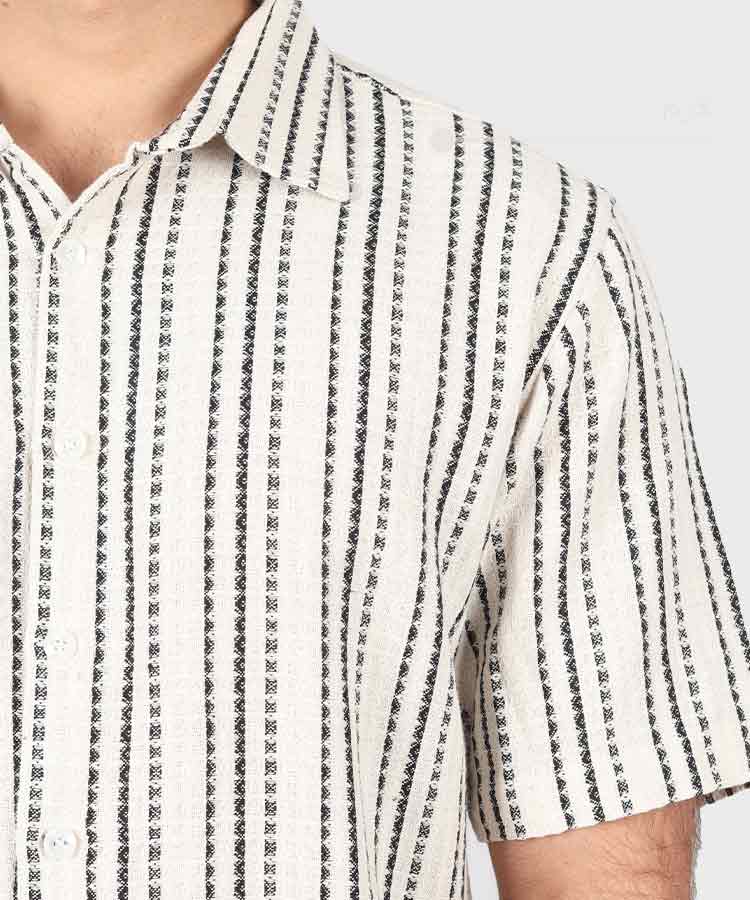                                 سبز کرم طوسی تیره پیراهن لش 4346  - تصویر 7