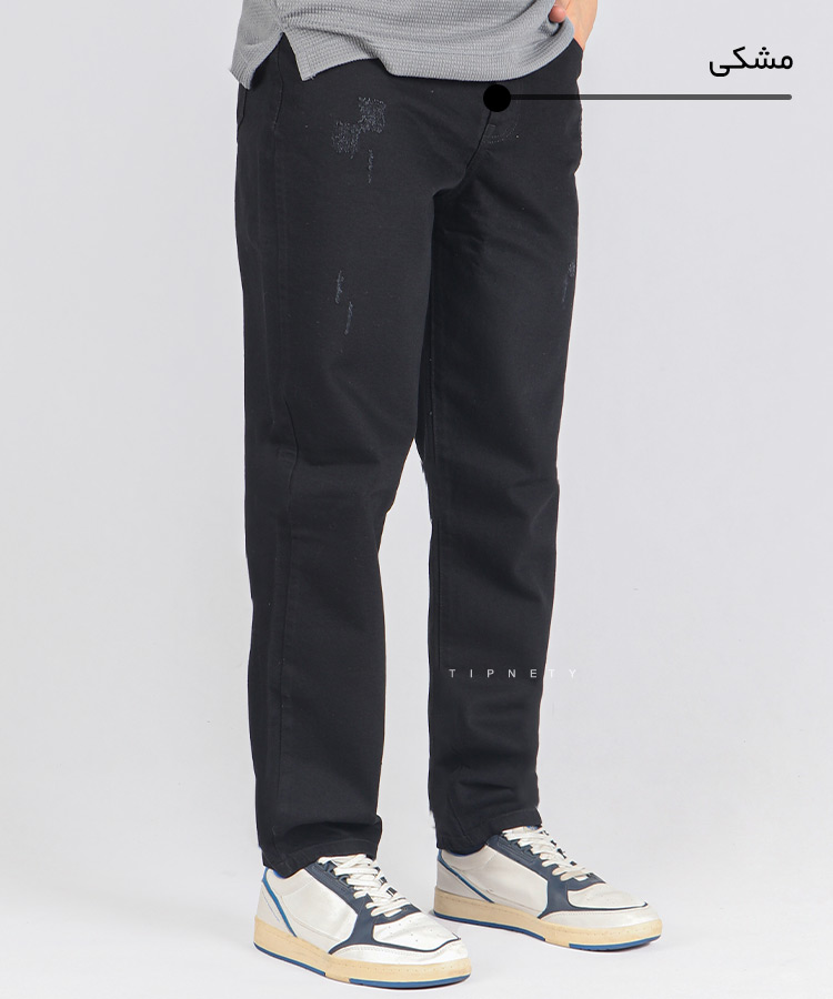 شلوار جین مام فیت مردانه ساده 0779