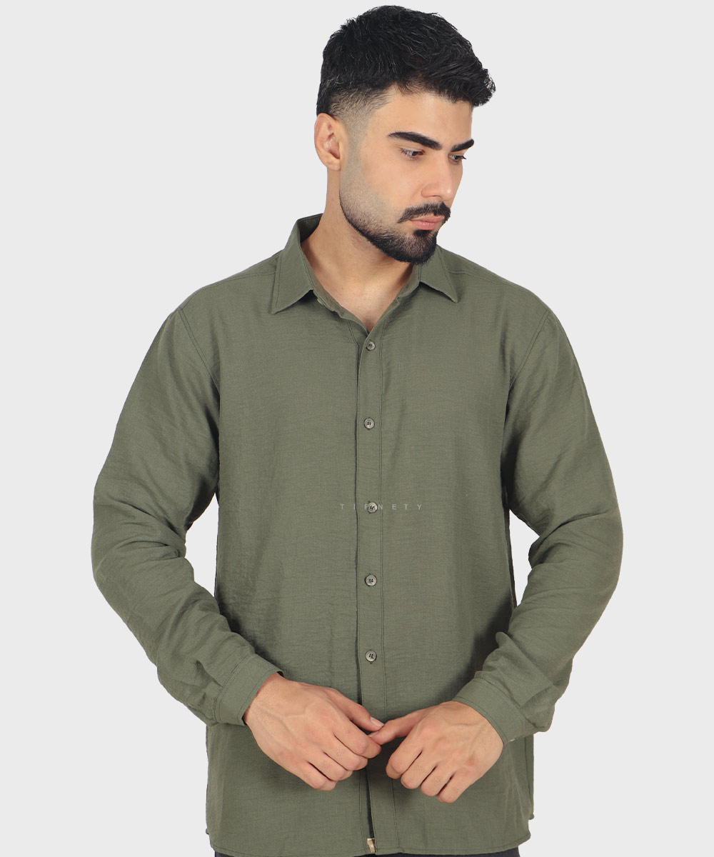                                           آبی خاکی قهوه ای شیری سبز مشکی پیراهن لش 4409  - تصویر 23