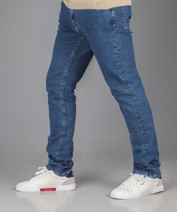 شلوار جین اسلیم مردانه ساده 3753