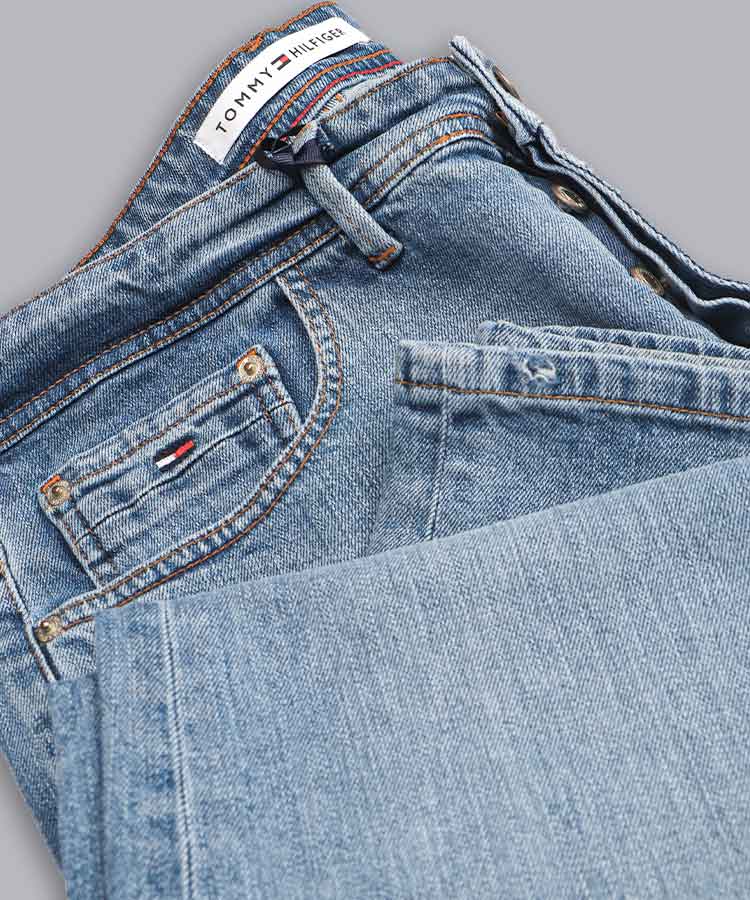 شلوار جین اسلیم مردانه آبی 0208