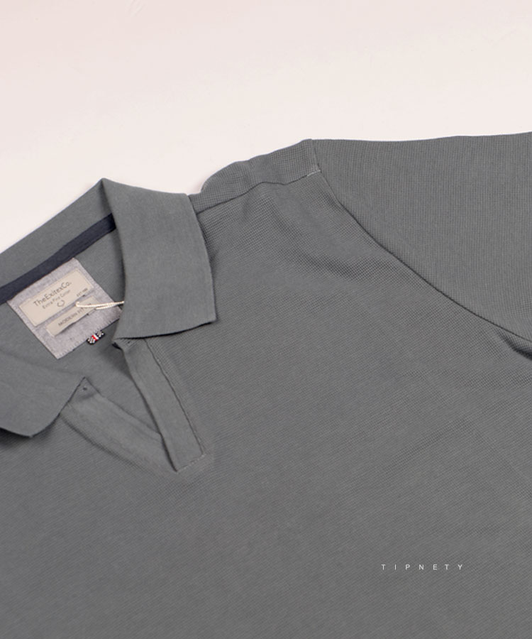                 مشکی سبز سفید تیشرت یقه دار 0562  - تصویر 9