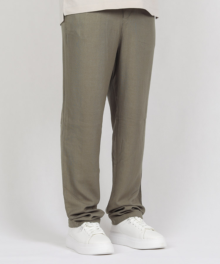                               سبز صدری شلوار پارچه ای لینن 0387  - تصویر 6