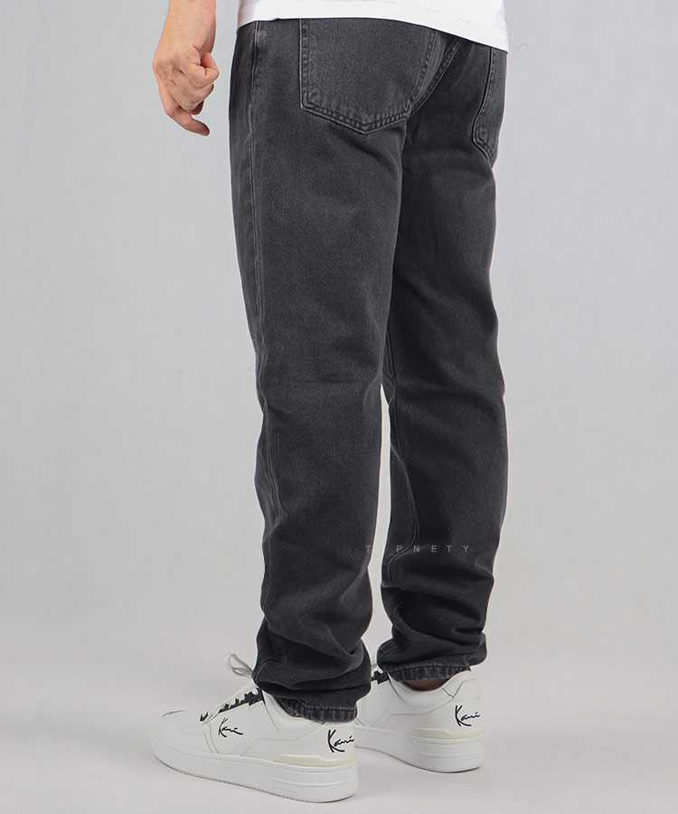                                         ذغالی شلوار جین مام فیت 0132  - تصویر 3