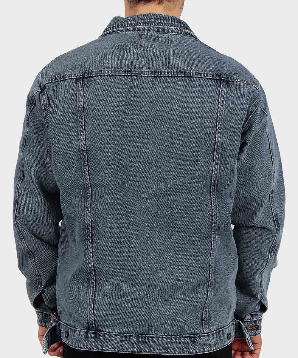         آبی زمستانه کت جین 0204  - تصویر 4